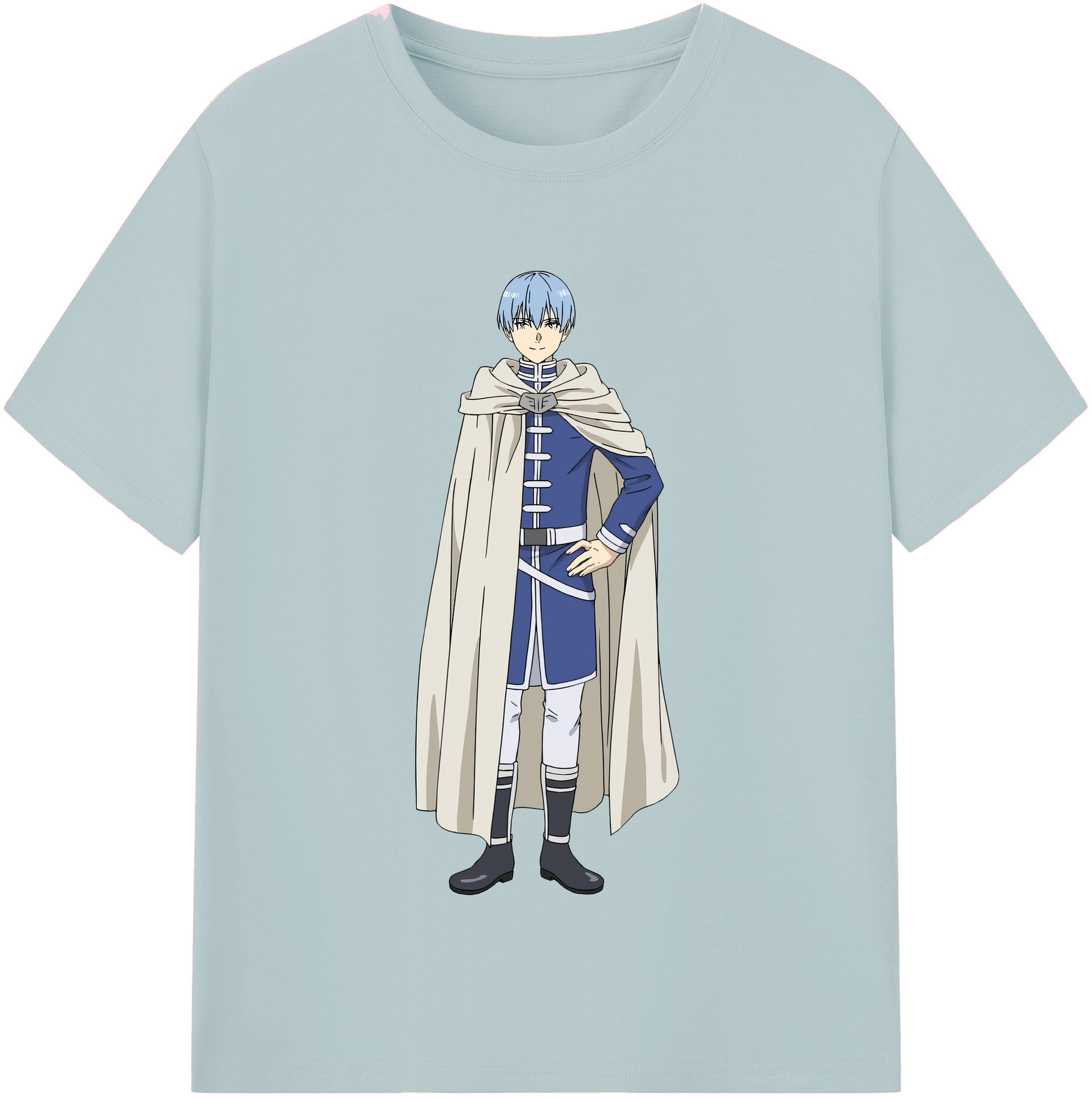 （画像用） 葬送のフリーレン Frieren 綿100％半袖Tシャツ（フロントプリント）